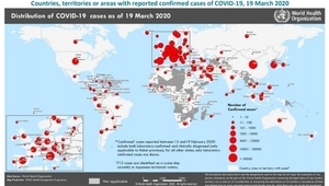 Новият коронавирус постепенно превзема целия свят