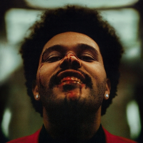 The Weeknd върху обложката на After Hours (2020)