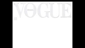 Бялата корица на италианския "Вог", април 2020