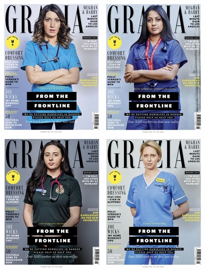 Лекарки на корицата на "Грация", април 2020