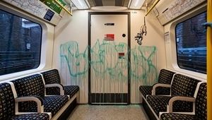 Банкси в лондонското метро