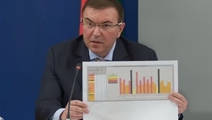 Министър Костадин Ангелов на брифинга, 19 ноември 2020 г.