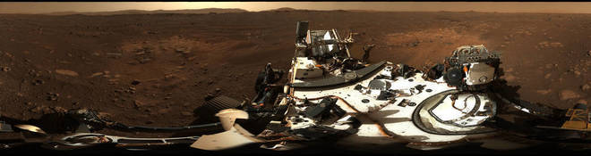 Панорамна снимка от Марс