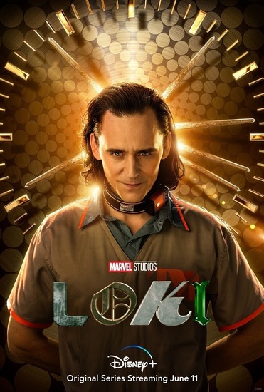 Том Хидълстън на плакат за сериала "Локи"
