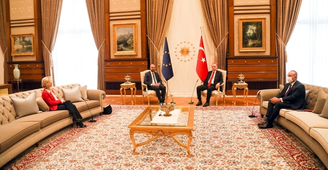 "Дивангейт" с евролидерите при Ердоган
