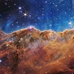 Мъглявината Карина през телескопа "Джеймс Уеб"