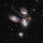 Квинтетът на Стефан, заснет от телескопа "Джеймс Уеб