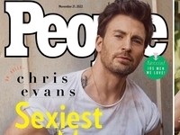 Крис Евънс на корица като най-сексапилния мъж в света