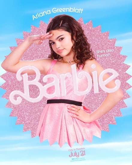 Ариана Грийнблат на плакат за "Барби" (2023)