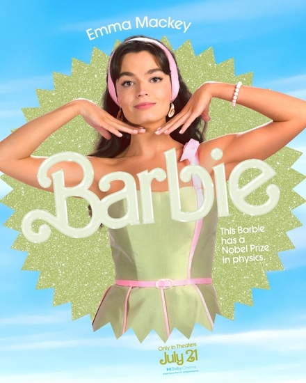 Ема Маки на плакат за "Барби" (2023)