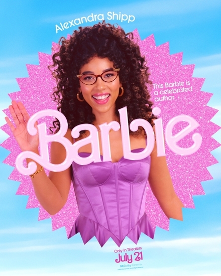 Александра Шип на плакат за "Барби" (2023)