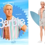 Райън Гослинг и куклата Кен от "Барби" (2023)