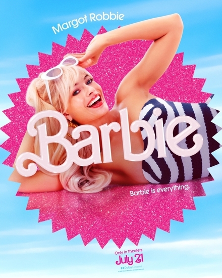 Марго Роби на плакат за "Барби" (2023)